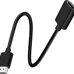 Storite 30 cm 19 Pin High Speed HDMI Male to Female Extension Cable HDMI Extender Compatible for Laptop Computer-28