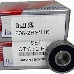 608 2RS Ball Bearing, Japanese Technology, 2 Pieces-16