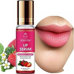 Strawberry Lip Brightening & Hydrating Serum Reduces Dark Patches, Pigmentation Lip Brightening & Hydrating Lip Roll On 10Ml Serum-image-38