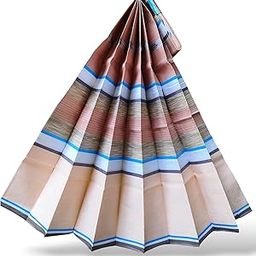 Pure Cotton Bangladeshi Traditional Lungi For Men Multicolour 2.5 Meter, Very Soft Fashionable And Comfortable for sleep, bath use, Stitched Lungi.Pack of 1 (Design 3)-image-57