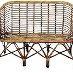 CRAFTCANE Cane Sofa Set with Table (Brown)-image-26