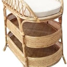IRA Newborn Baby Wooden Bassinet with Cushion & Tray | Stylish & Functional Cradle for Newborns-17
