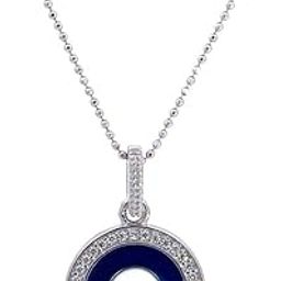 92.5 Steling Silver | Evil Eye Charm Round Shaped Pendant with Silver Chain | Unisex Gifts | Gifts for Girls\-picture-49