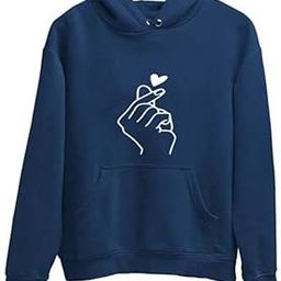 Stylish Pinch Women Jackets Girls Hoodie Printed Hooded Sweatshirt Baby Navy Blue BTS k Poop-image-90