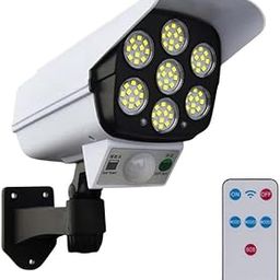 RAS N JAS® Solar Wall Light 77 LED Motion Sensor Dummy Security Camera Shape Lamp – Waterproof Outdoor Light with Remote for Home, Garden & Driveway (1 Pc)-13