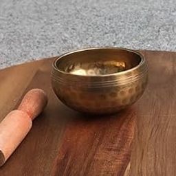 Das Traders Tibetan Singing Bowl Small Travel Size Meditation Sound Selfcare Mindfulness Yoga shiny color Chakra Vintage Bowl-image-8