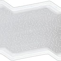 Reyal White Unipaver/Zigzag Paver Mould Glossy (300 x 190 x 60mm) Light Weight Plastic Paver Block Mould DIY Concrete Mold-image-85