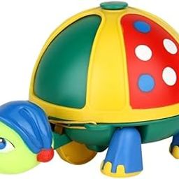 Funskool Giggles - Roly Poly Turtle , Pull along toy, Encourages walking, Rattling sound,Multicolour, 12 months & above, Infant and Preschool Toys-17