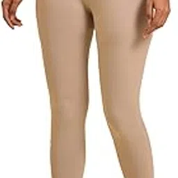 w for woman Women's Regular Fit High Rise Coral Cotton Jersey Tights-picture-31