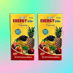 Green Herbs Energy Vita Ayurvedic Capsules, 50 Capsules, 50 Capsules Pack of 2-image-7