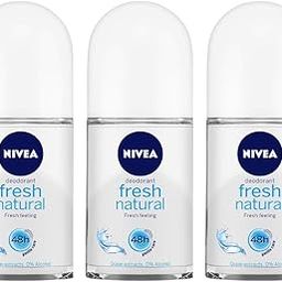 Nivea Unisex Fresh Natural Roll On, 50Ml (Pack Of 3)-picture-8
