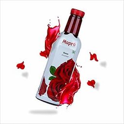 Mapro Rose Sharbat, Gluten Free, 1000Millilitres, Pack of 1-20