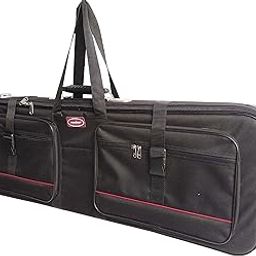 MALAV Roland XPS-30, Juno-G, DI, GI, DS-61, FA-06, VR-09, VR-09-B, KORG M50 Synthesizer Case Bag of Steel Frame with Wheels & Lock (Black)-10