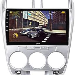 Axxess Android 9.0 Touchscreen Double in car Stereo Player with Navigation/GPS/WiFi/Bluetooth/ful hd 1080p (2gb/16gb ROM) Compatible for Honda City ivetec 2008-13-21