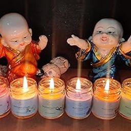 Indoblaze Aromatherapy Candles Set 6 Scented Candles For Home Decor In Small Glass Jars | Perfect Scented Candles Gift Set | Fragrance Candles For Home Decor-23