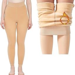 Women's Ankle Length (24 to 40 Waist) Stretchable Women Warm Thick Fur Lined Fleece Winter Thermal Soft Legging Tights Stocking - Slim Fit-image-41