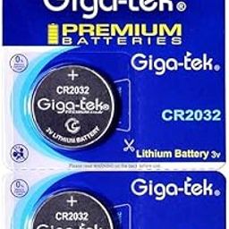 CR2032 Lithium Coin Battery 3V, Suitable for use in CAR Key, GLUCOMETER GIGA-27