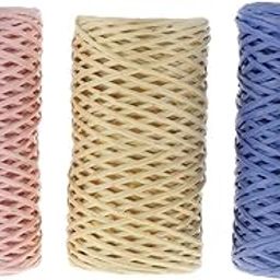 STYLEHEAVEN 3Pcs Bind Wire Colorful, 98 feet Paper Covered Wire|Home & Garden|Wedding Supplies|Venue Decorations-image-1
