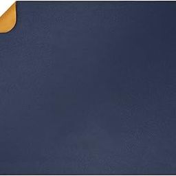 Dyazo Ergonomic PU Vegan Leather Mouse Pad, Non-Slip, Anti-Skid, Reversible use, Dual Color, Splash-Proof Suitable for Gaming, Computer, Laptop, Home & Office (-9.8 X 8.2 Inch Blue & Yellow)-11