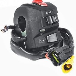 Uno Minda SW-0630F Handle Bar Switch (Right Hand Side) With Self Start- 3 Pin Black Coupler, 2 Pin Yellow Coupler, 2 Pin Red Coupler, 2 Short Wire Bullets For Bajaj Pulasr 220F-image-17