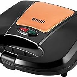 BOSS Panino+ Griller | 800-Watt Grill Sandwich Maker | Non-Stick Coated Plates| Buckle Clips Lock | 2 Yr Warranty | Rose Gold Sandwich Griller-picture-28