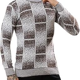 Thin and Warm Round Neck Knitted Pullover Woolen Sweater for Men-image-14