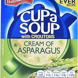 Batchelors Cup a Soup with Croutons, Cream of Asparagus (4 Sachets) - 117g-25