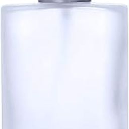 100ml Superior Qaulity Frosted Empty Refillable Glass Bottle with Spray Pump and Cap for For DIY Perfume, Essential Oils, Blends, Rose Water, Costemic Use(Pack of 1)-0