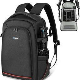PU5015B Camera Backpack Waterproof Camera Bag Large Capacity Camera Case with Laptop Compartment Tr Holder Rain Cover for Women Men Photographer-18
