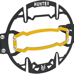 MILACHIN Headlight Protector Grille, Black and Yellow Metal Guard for Hunter 350 Motorcycle.-image-25