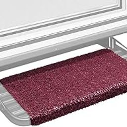 Prest-O-Fit 2-1044 Wraparound Burgundy Wine 18" Step Rug-image-3