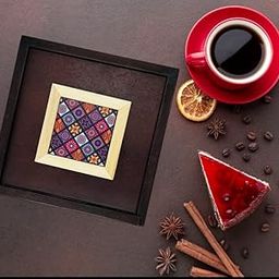 wooden Dry fruit box Multipurpose 4 Section Handcrafted Large Size Square Dry Fruit Box for Diwali Gift, Food Storage, Spice Box AHS-DRYBOX0068-99