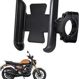 WHIPONE CNC Metal Bike Mobile Holder Compatible for TVS Ronin, 360° Rotation Phone Mount Cradle for Bicycle & Motorcycle, Handlebar for All Smartphones, Anti-Slip, Full Grip (Black)-image-37