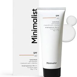Minimalist Sunscreen SPF 60 PA ++++ | Pregnancy Safe | For Sensitive Skin | Broad Spectrum Sunscreen SPF 50+ With Potent Antioxidants & Advanced Filters | No White Cast, Non Irritant | 50 gm-image-66
