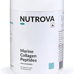 NUTROVA Marine Collagen Peptides for Men & Women, For Healthy Skin & Hair, Nails, Bones - Anti-Aging Supplement – Unflavoured Easy to Mix Powder (200gm) – Neutral Smell & Taste-18