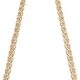 kushal's Fashion Jewellery Gold Polished Zircon Necklace With Adjustable Chain best for Bridesmaid| Necklace for women-picture-13
