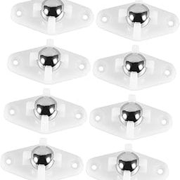 SOESFOUFU 8pcs Steel Ball Swivel Caster Wheel Low Profile Heavy Duty Casters for Appliances-image-79