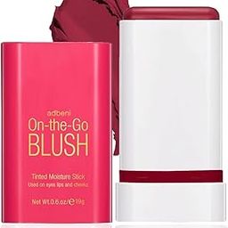 Adbeni Imported On the Go Glow Tinted Moisture Stick 20gm | Hydrating Blush Balm, Natural Dewy Finish, Easy Blending | Travel-Friendly Baton for a Fresh | Glowing Complexion, Shade-RUBY-image-58
