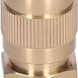 1pc Adjustable Brass Sprayer Mist Sprinkler Nozzle Drip Irrigation Jet Spray Misting Head 1/2" Male Thread for Watering Garden Lawn Atomizing Fogger System-image-14