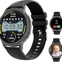 Excelpeakia Smart Watch for Women, BT Answer/Dial Call &Sleeping Monitor, Android Blood Pressure Watch, Touchscreen Slim Calories Burned bp and Heart Rate Female Running Tracker Watch for iOS-image-52