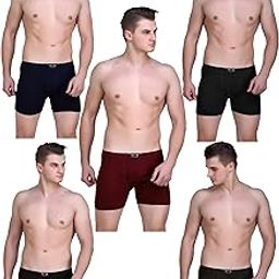 Mens Long Trunk Inner Elastic Underwear/Drawer/Brief/Pack of Five-picture-13