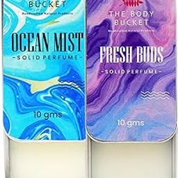 The Body Bucket Combo of Fresh Buds & Ocean Mist Alcohol Free Solid Cologne Perfume- 10 Gms each | Alcohol Free- Pocket Friendly & Easy to Apply | Unisex Gifting Collection-image-43