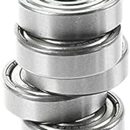 ZUBSHA ENTERPRISES 6002-ZZ Shielded Ball Bearing - 15x32x9 - Lubricated - Chrome Steel (10)-19
