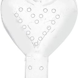 Oasis Acrylic Heart Shape Ball Multipurpose for Gift-Hamper Packaging, Home Decoration, & Flower Bouquet Wrapping, Clear Size-20x29cm, Pack of 1-image-57