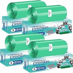 Crystal Premium Garbage Bags Green (Jasmine Fragrance) Scented - 17 x 19|Small |120 count | 30 Pcs/Roll (Pack of 4)-picture-16