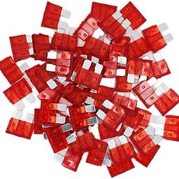 (40Pcs) 10 Amp Standard Automotive Fuse, 10A 12V 24V 32V Car Blade Fuses ATO APR ATS for Car/RV/Truck/SUV/Motorcycle/Boat-image-36