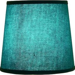 KAPOOR E-ILLUMINATIONS Firozi Velvet Fabric Hand Rolled Drum Shade for Table Lamps, Floor Lamps, Lampshade Suitable for Bedroom, Living Room, Home Decor and Decoration, 6 Inches (Firozi)-30