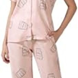 Women's Soft Bubble Crepe Johny Collar Pajama Set – Shirt & Pant, Lounge Set – Sleepwear for All Seasons-picture-1