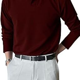 Men's Regular Fit Black Polo T-Shirt – Plain & Versatile-image-23
