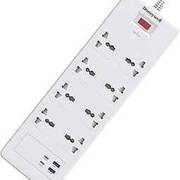 Honeywell 8 Out Surge Protector with Master Switch, Spike Guard/Extension Board, 8 Outlet, 2xPD20W & 2xUSB, 36000Amp, 1.8 Meter Cord, DSW, Automatic Overload Protection, 3 Years Manufacturer Warranty-21